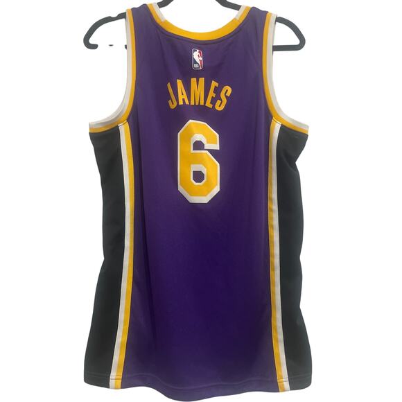 EUC - Jordan Brand LeBron James LA Lakers Player Jersey - Statement Edition - Picture 4 of 6
